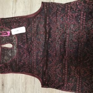 NWT, LaSenza sheer tank top, size xs